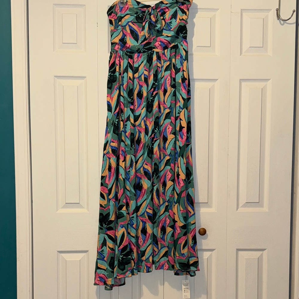 Cupshe Vibrant Multicolor Tropical Dress